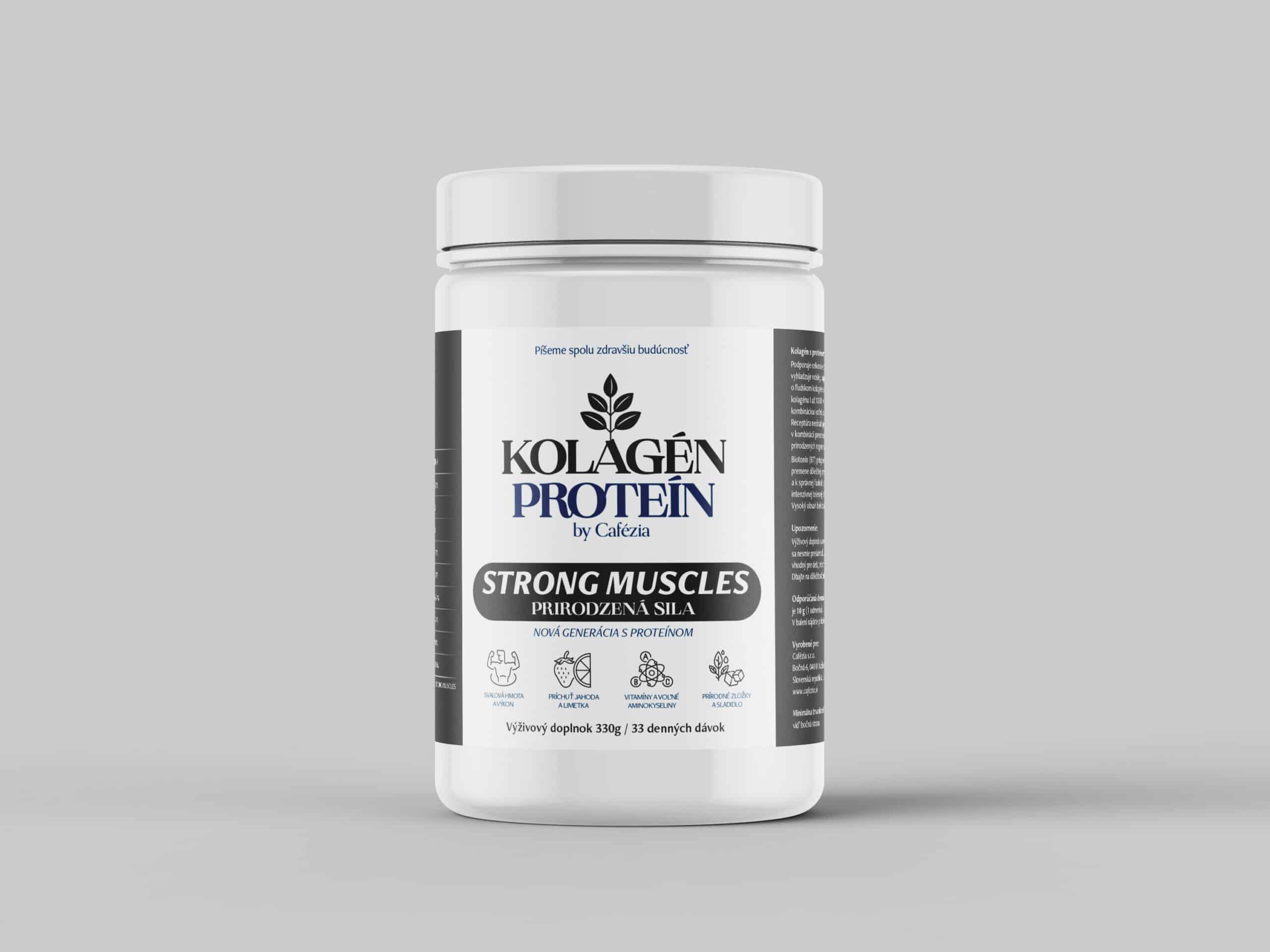 Kolagén s proteínom STRONG MUSCLES 330g