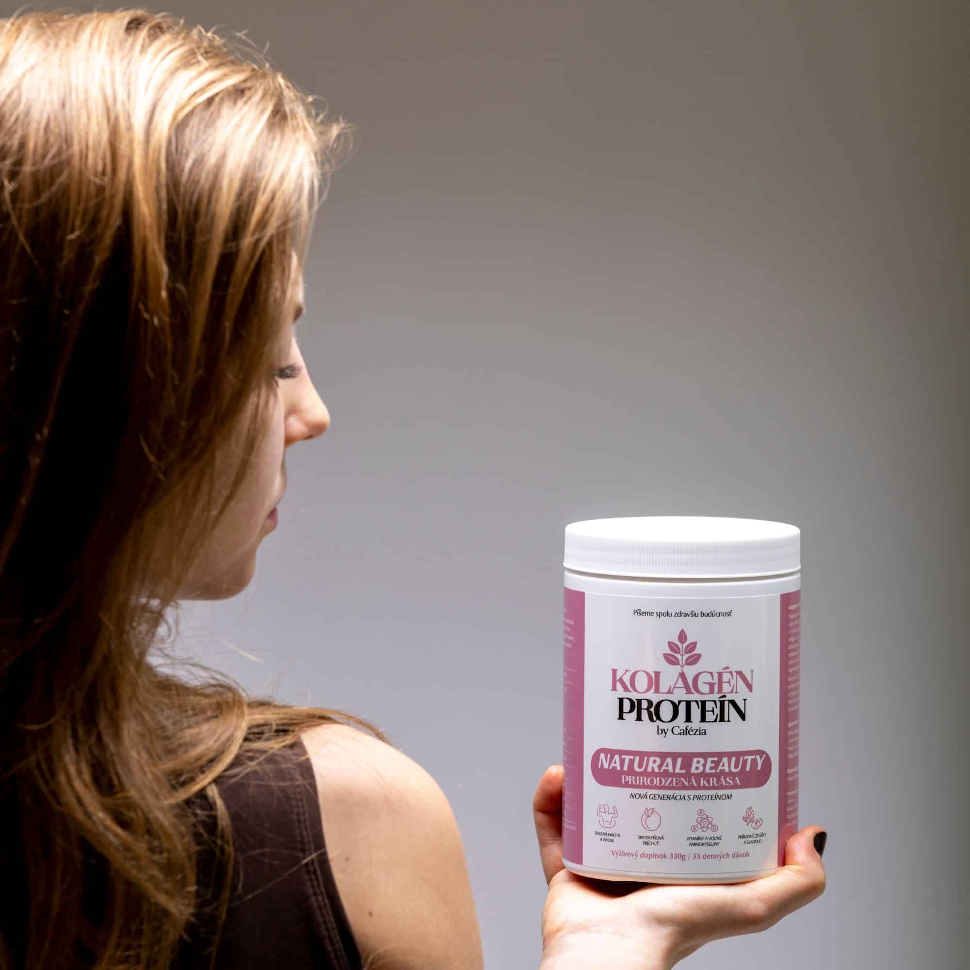 Kolagén s proteínom NATURAL BEAUTY 330g – Obrázok 2